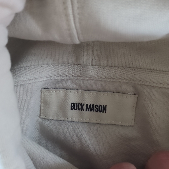 Buck Mason Off-White Hoodie - Picture 2 of 12